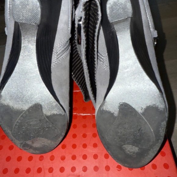 Boots, name-Naughty Monkey, grey suede - Picture 9 of 10